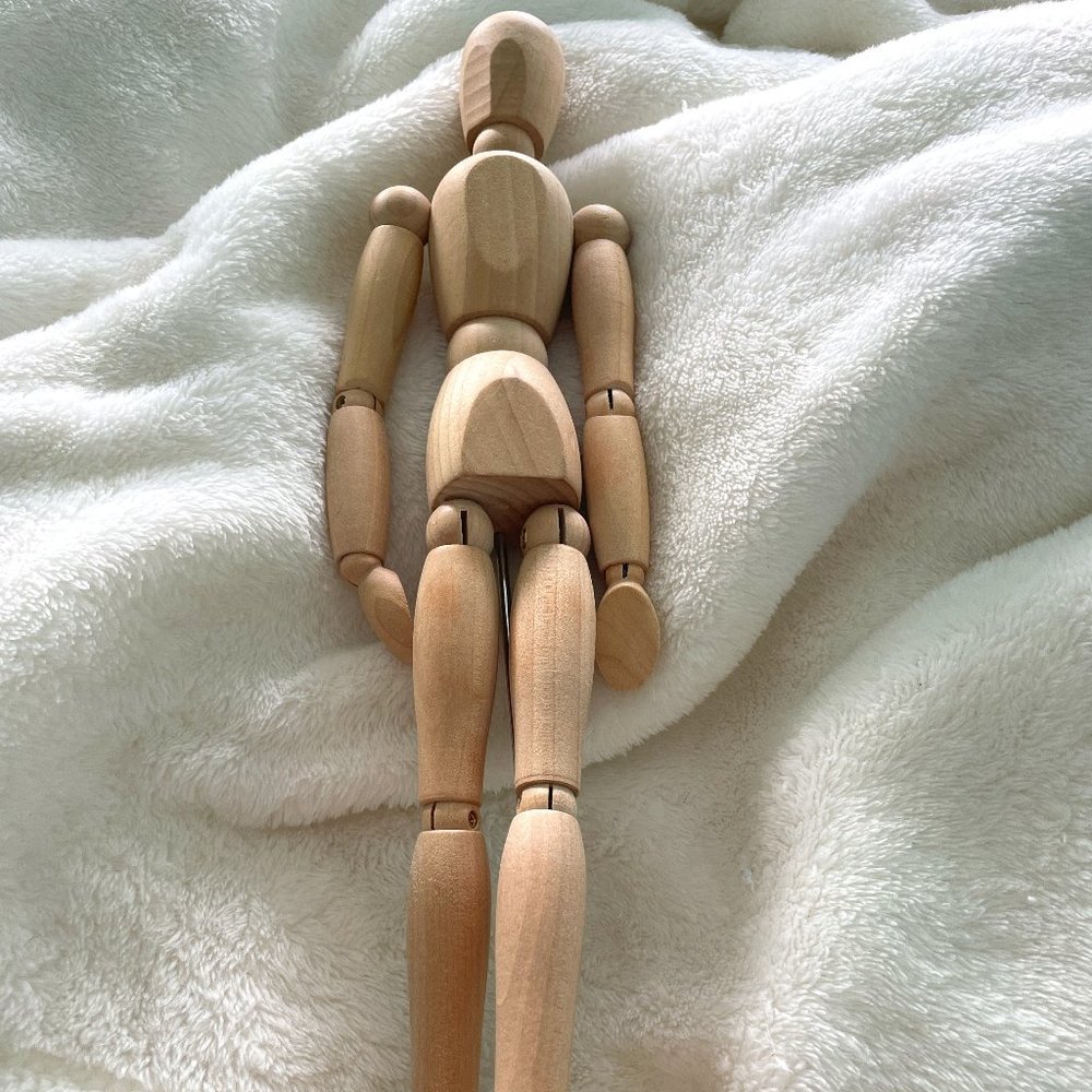Wooden Figurine Doll